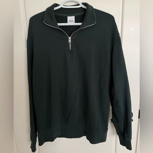 Green Zara Quarter Zip